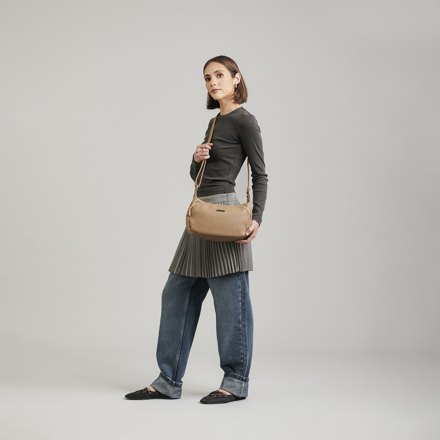 Bolsa de Lado Camel Madison by Chenson para Dama - vista 2