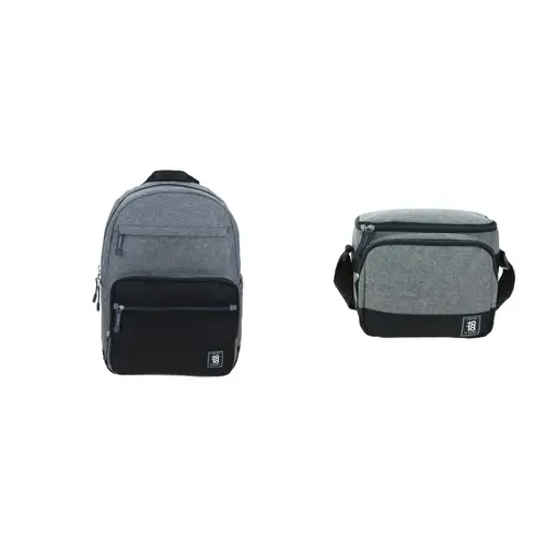 Kit Escolar 1818 by Chenson (Mochila + Lonchera) Gris Juvenil - Modelo 1865731 1