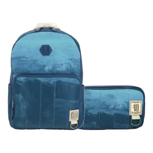 Kit Escolar 1818 by Chenson Mochila + Lapicera Azul Juvenil - Modelo 1866199 1