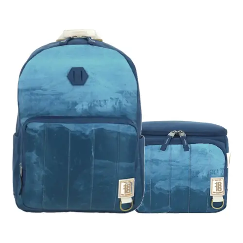 Kit Escolar 1818 by Chenson Mochila + Lonchera Azul Juvenil - Modelo 1866199 1