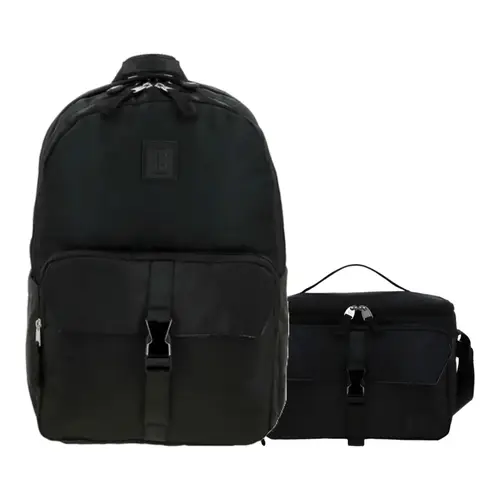 Kit Escolar 1818 by Chenson Mochila + Lonchera Negro Juvenil - Modelo 1866417 1