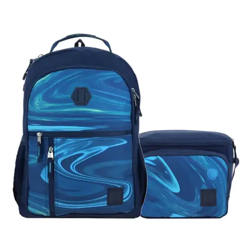Kit Escolar 1818 by Chenson (Mochila + Lonchera) Azul Juvenil - Modelo 1866569 1