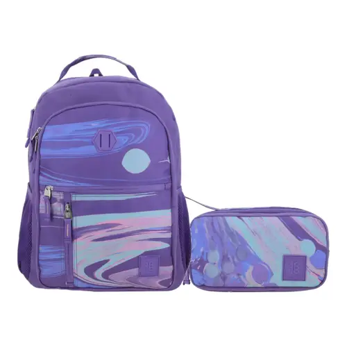 Kit Escolar 1818 by Chenson (Mochila + Lapicera) Violeta Juvenil 1