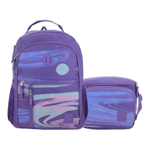 Kit Escolar 1818 by Chenson Mochila + Lonchera Violeta Juvenil 1