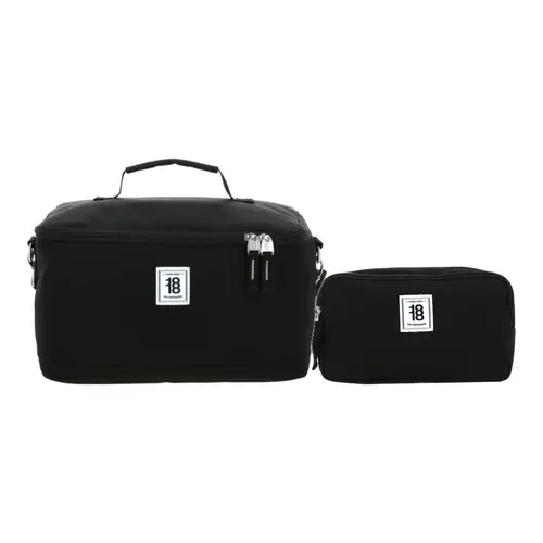 Kit Escolar 1818 by Chenson (Lonchera + Lapicera) Negro Juvenil - Modelo 1870137 1