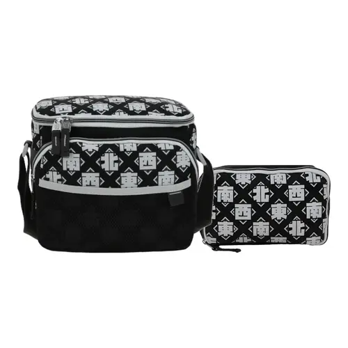 Kit Escolar 1818 by Chenson (Lonchera + Lapicera) Negro Juvenil - Modelo 1870176 1