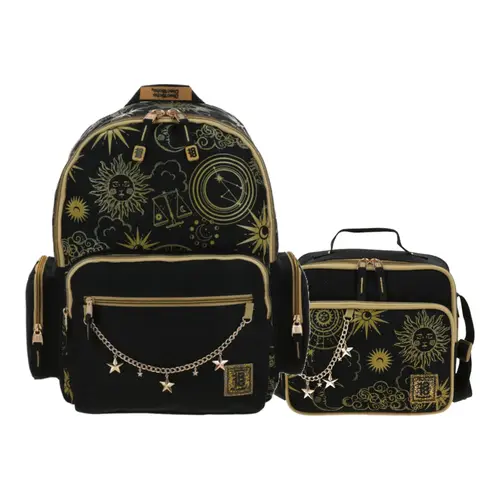 Kit Escolar 1818 by Chenson Mochila + Lonchera Negro Juvenil - Modelo 1870646 1