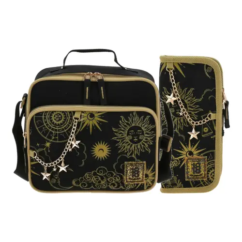 Kit Escolar 1818 by Chenson Lonchera + Lapicera Negro Juvenil - Modelo 1870647 1