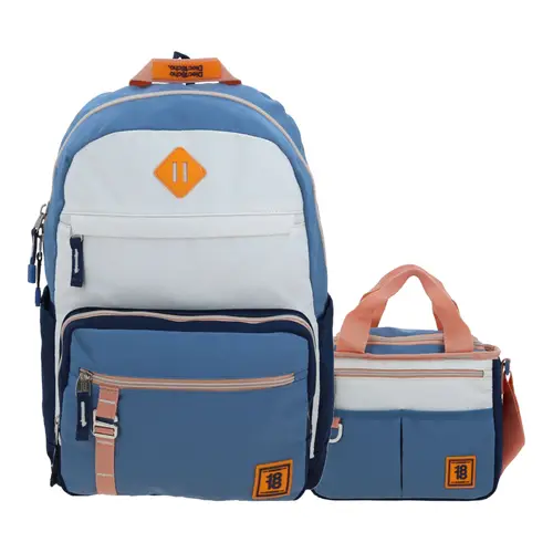Kit Escolar 1818 by Chenson (Mochila + Lonchera) Azul Juvenil - Modelo 1870917 1