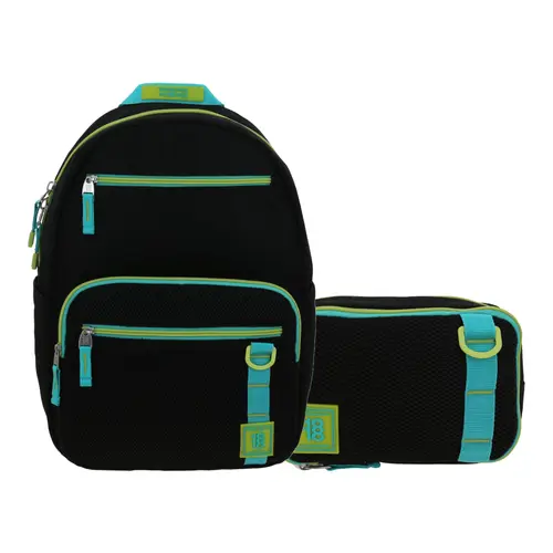 Kit Escolar 1818 by Chenson (Mochila + Lapicera) Negro Juvenil - Modelo 1870925 1