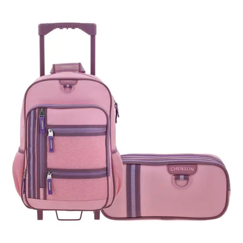 Kit Escolar Chenson Clásico (Mochila + Lapicera) Rosa