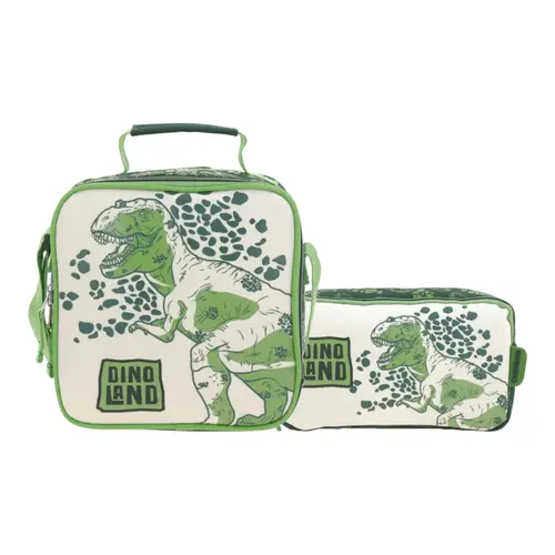Kit Escolar Chenson Original Lonchera + Lapicera Verde Infantil - Modelo CO66068 1