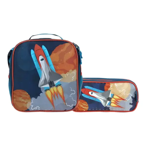 Kit Escolar Chenson Original (Lonchera + Lapicera) Magenta Infantil