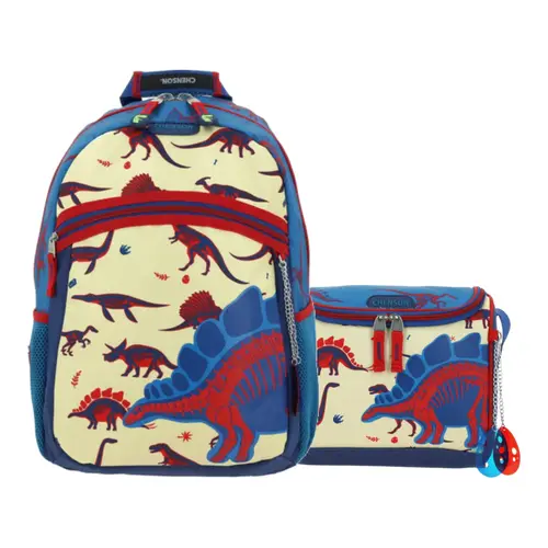 Kit Escolar Chenson Original Mochila + Lonchera Azul Infantil 1
