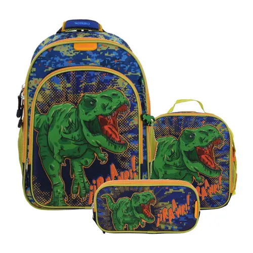 Kit Escolar Chenson Original by Chenson (Mochila + Lonchera + Lapicera) Azul Infantil 1