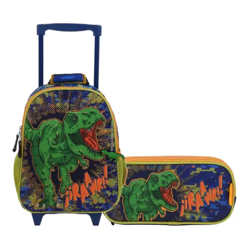 Kit Escolar Chenson Original Mochila + Lapicera Azul Infantil 1
