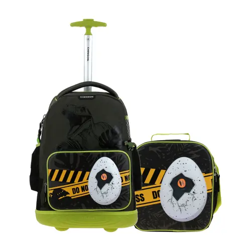 Kit Escolar Chenson Original by Chenson (Mochila + Lonchera) Gris Infantil
