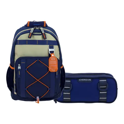 Kit Escolar Chenson Original (Mochila + Lapicera) Azul - Modelo CO70907 1
