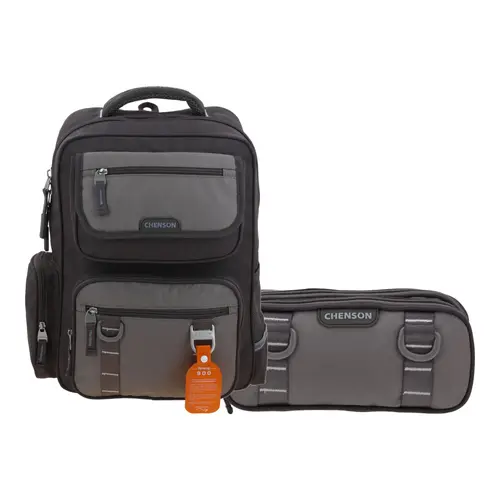 Kit Escolar Chenson Original (Mochila + Lapicera) Gris 1