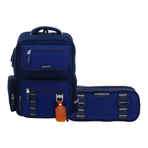 Kit Escolar Chenson Original (Mochila + Lapicera) Azul - Modelo CO70911 1