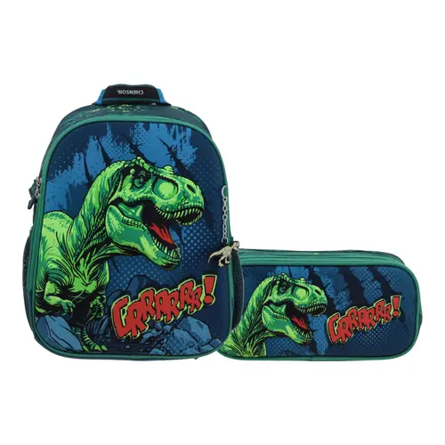 Kit Escolar Chenson Original (Mochila + Lapicera) Azul - Modelo CO71191 1