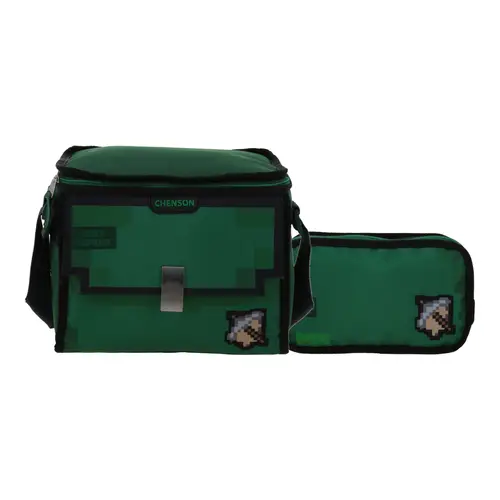 Kit Escolar Chenson Original (Lonchera + Lapicera) Verde Infantil