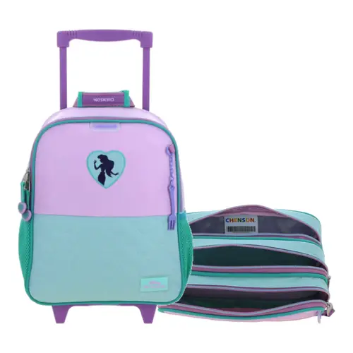 Kit Escolar Ariel La Sirenita by Chenson (Mochila + Lapicera) Turquesa - Modelo PR70466