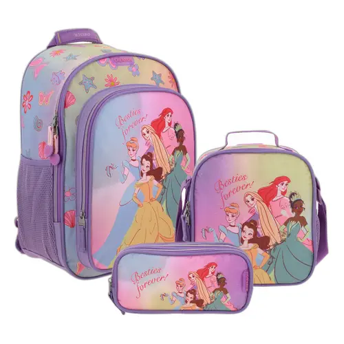 Kit Escolar Princesas by Chenson (Mochila + Lonchera + Lapicera) infantil