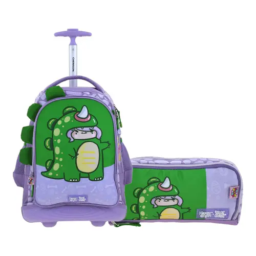 Kit Escolar Vania Bachur by Chenson Mochila + Lapicera Violeta Infantil