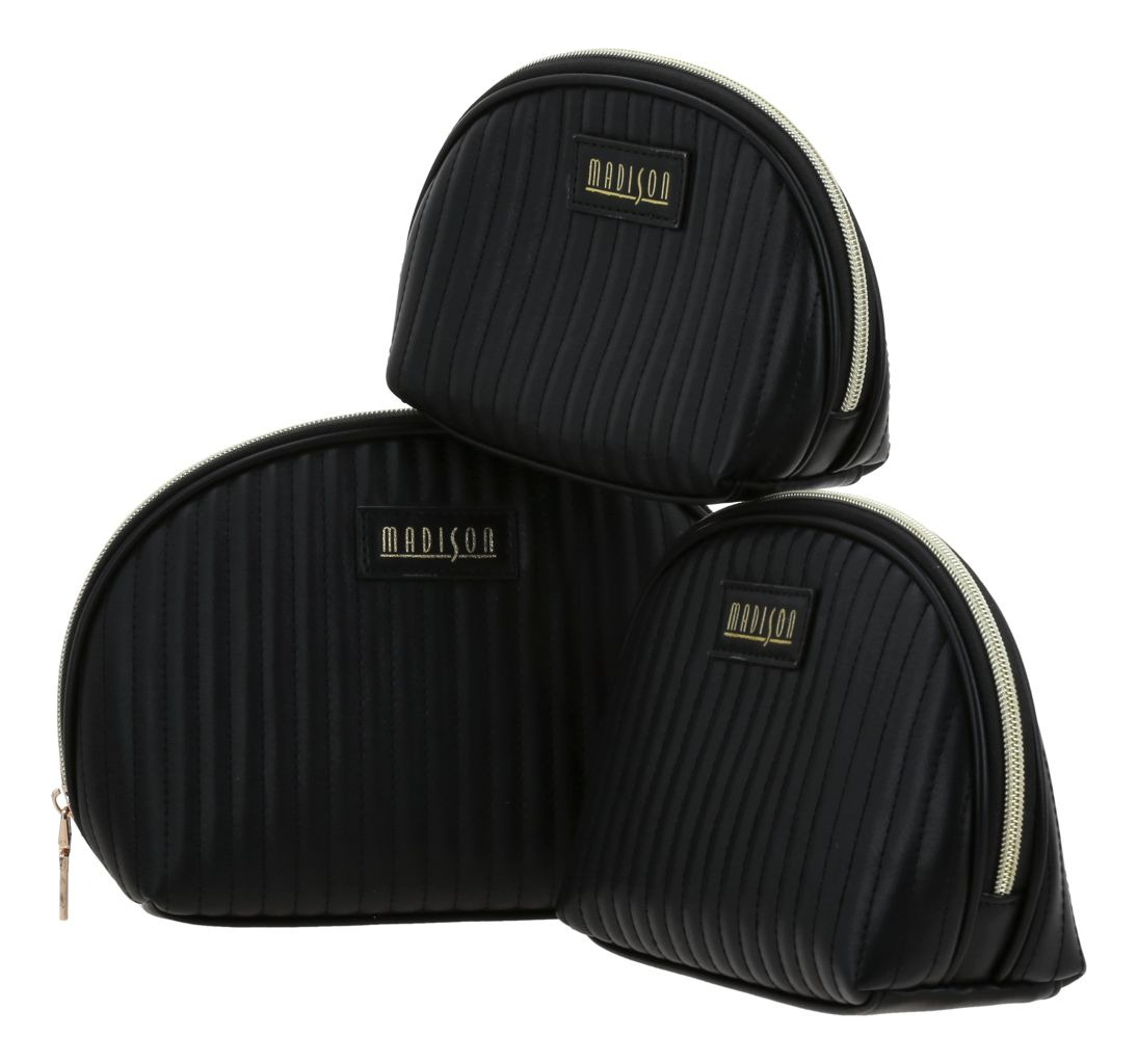 Bolsa Cosmetiquera Chenson Madison Lomer Negro Md25109-3 2