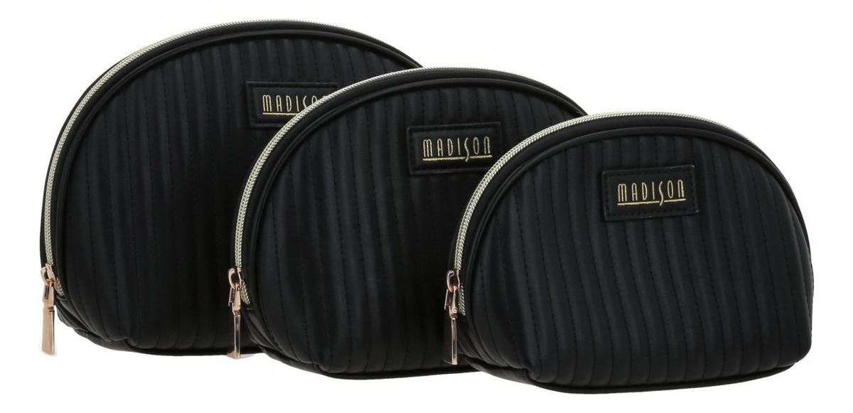 Bolsa Cosmetiquera Chenson Madison Lomer Negro Md25109-3 4