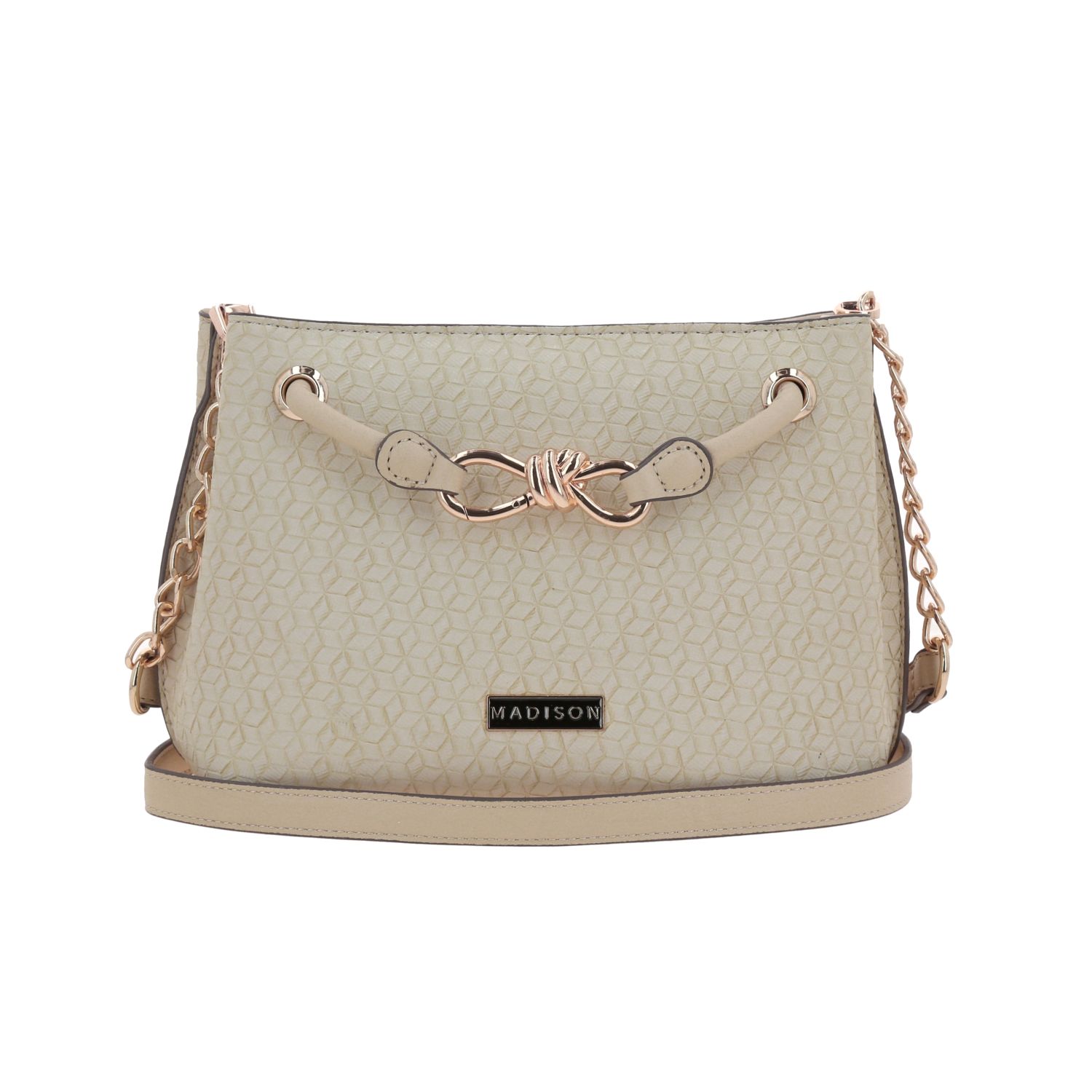 Bolsa de Lado Beige Madison by Chenson – Estilo y Comodidad para Dama