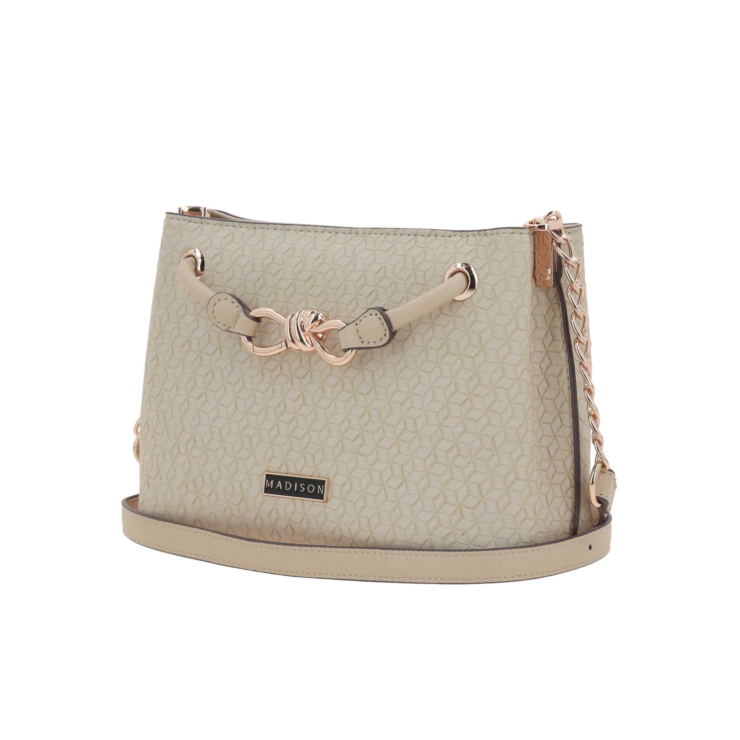 Bolsa de Lado Beige Madison by Chenson – Estilo y Comodidad para Dama 2