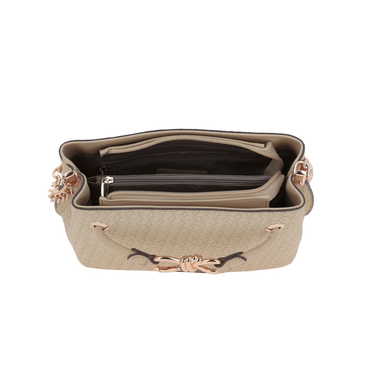 Bolsa de Lado Beige Madison by Chenson – Estilo y Comodidad para Dama - vista 2