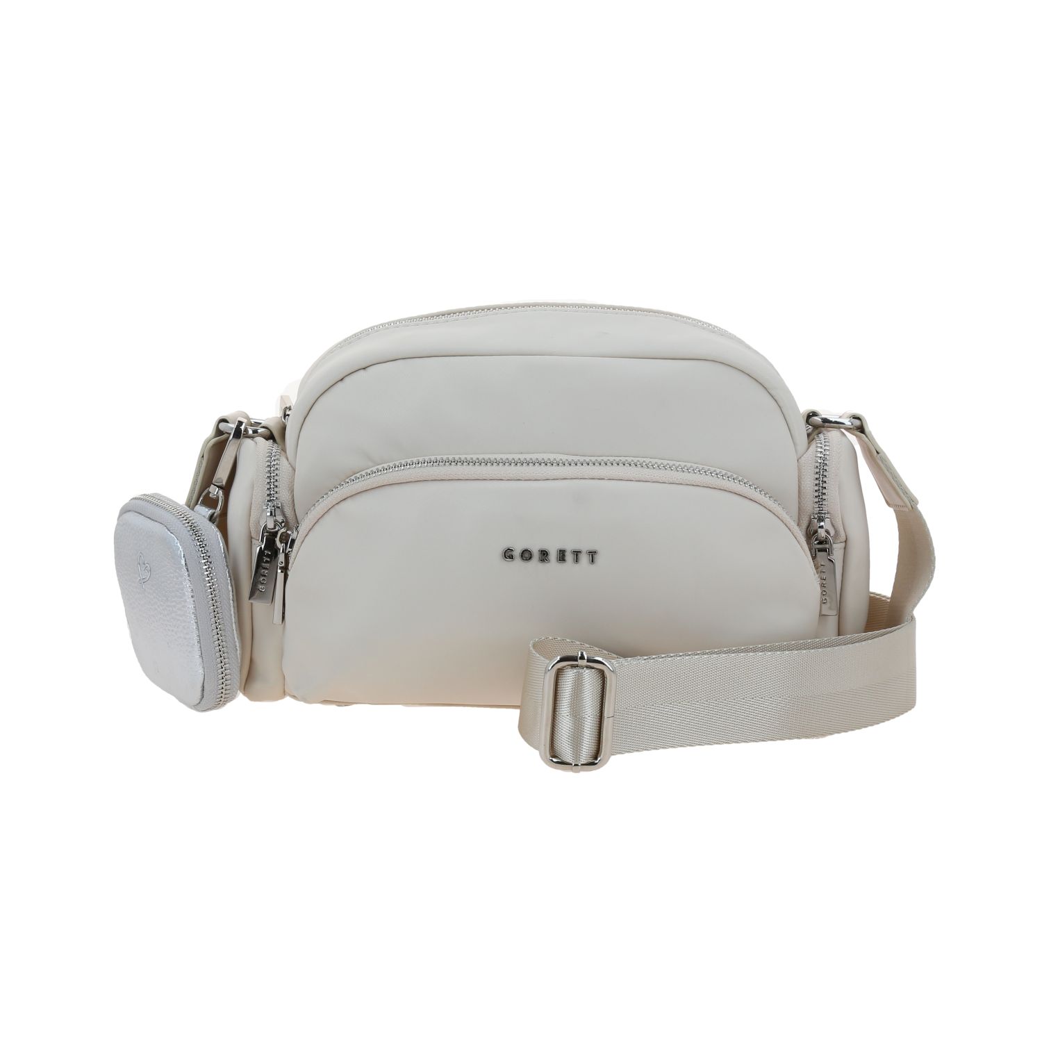 Bolsa de Lado Gorétt by Chenson Beige para Dama con Asa Ajustable