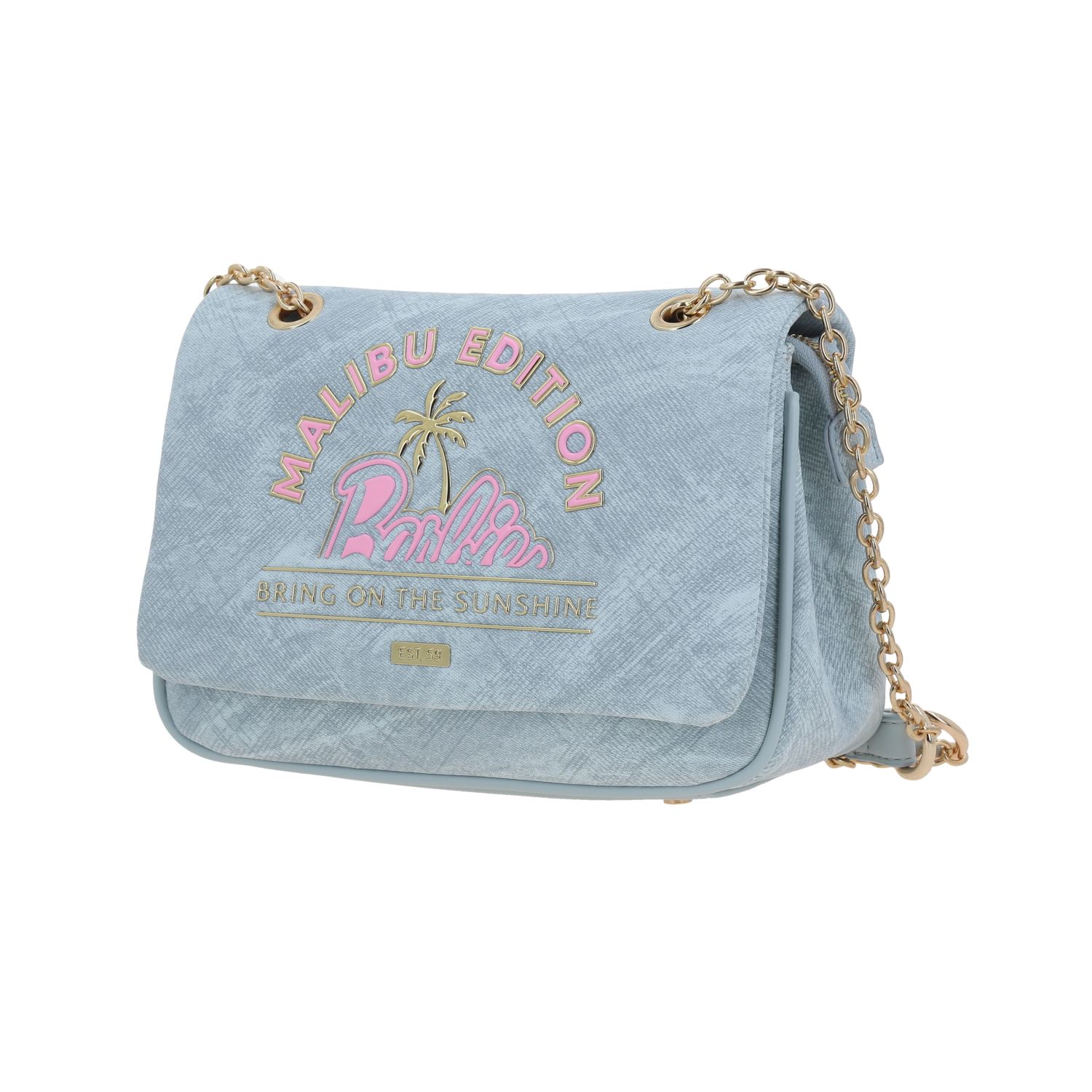 Bolsa de lado para dama Barbie by Chenson azul con diseño único 2