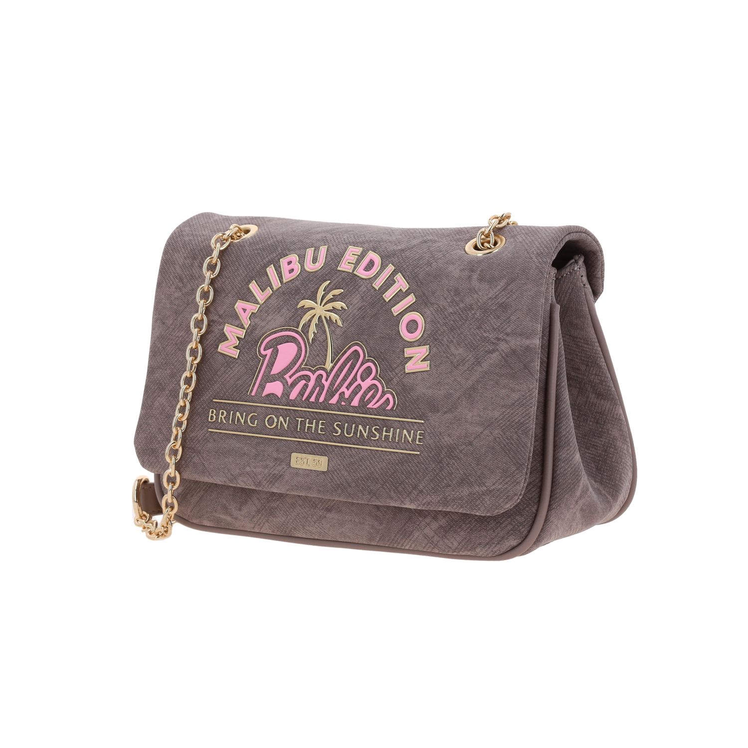 Bolsa de Lado para Dama Barbie by Chenson Café – Estilo Casual y Funcional 2