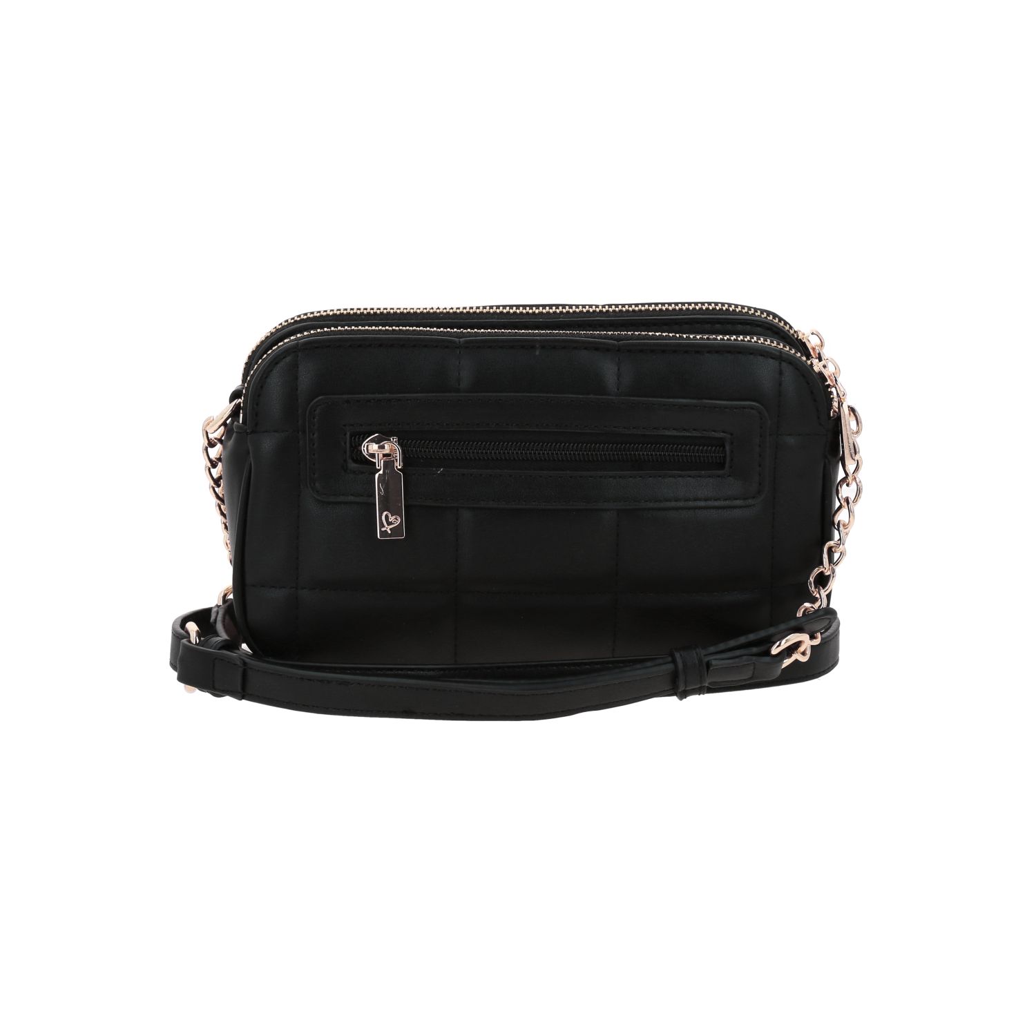 Bolsa de Lado para Dama Gorétt by Chenson Negra con Doble Compartimento 4