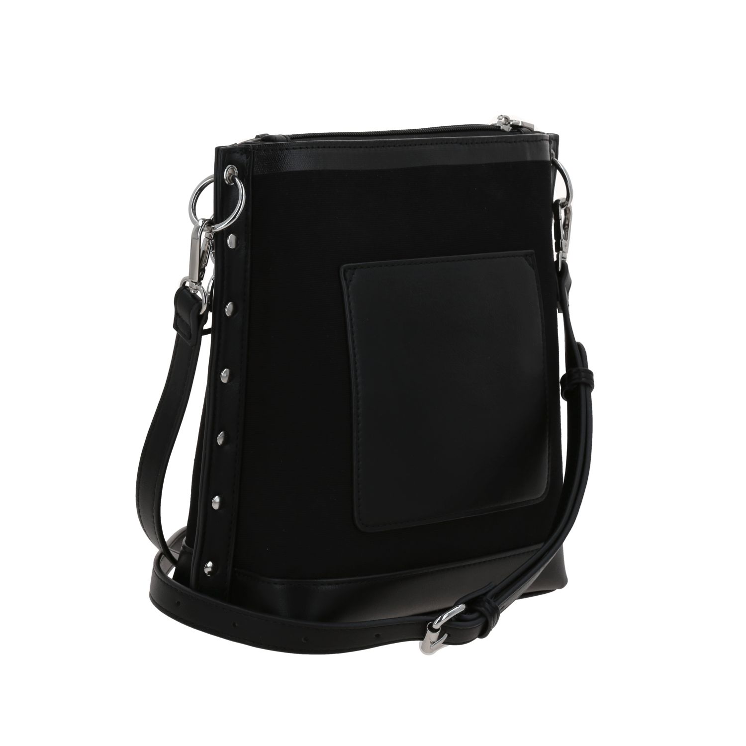 Bolsa de Lado para Dama Gorétt by Chenson Negra con Triple Compartimento 3