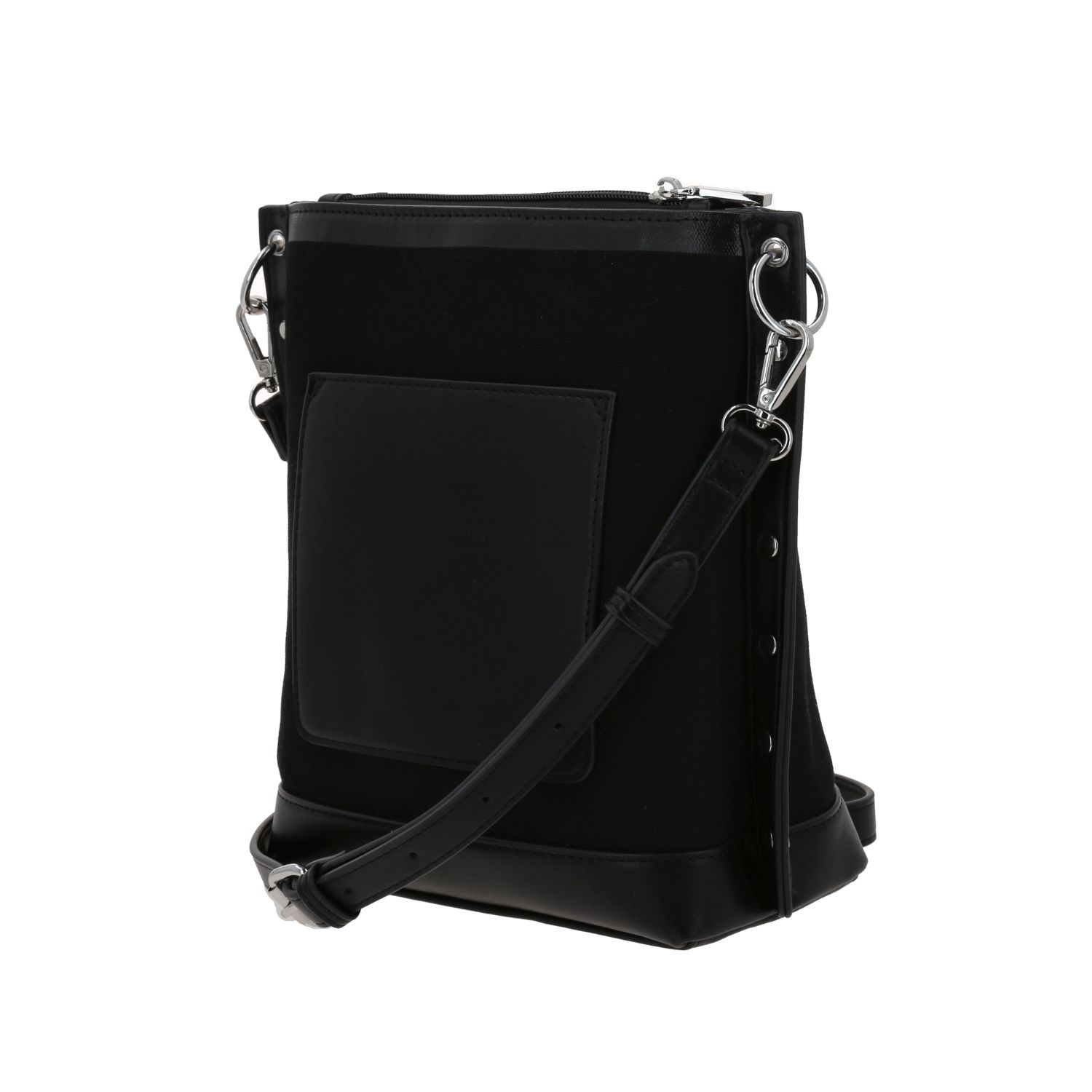 Bolsa de Lado para Dama Gorétt by Chenson Negra con Triple Compartimento 5