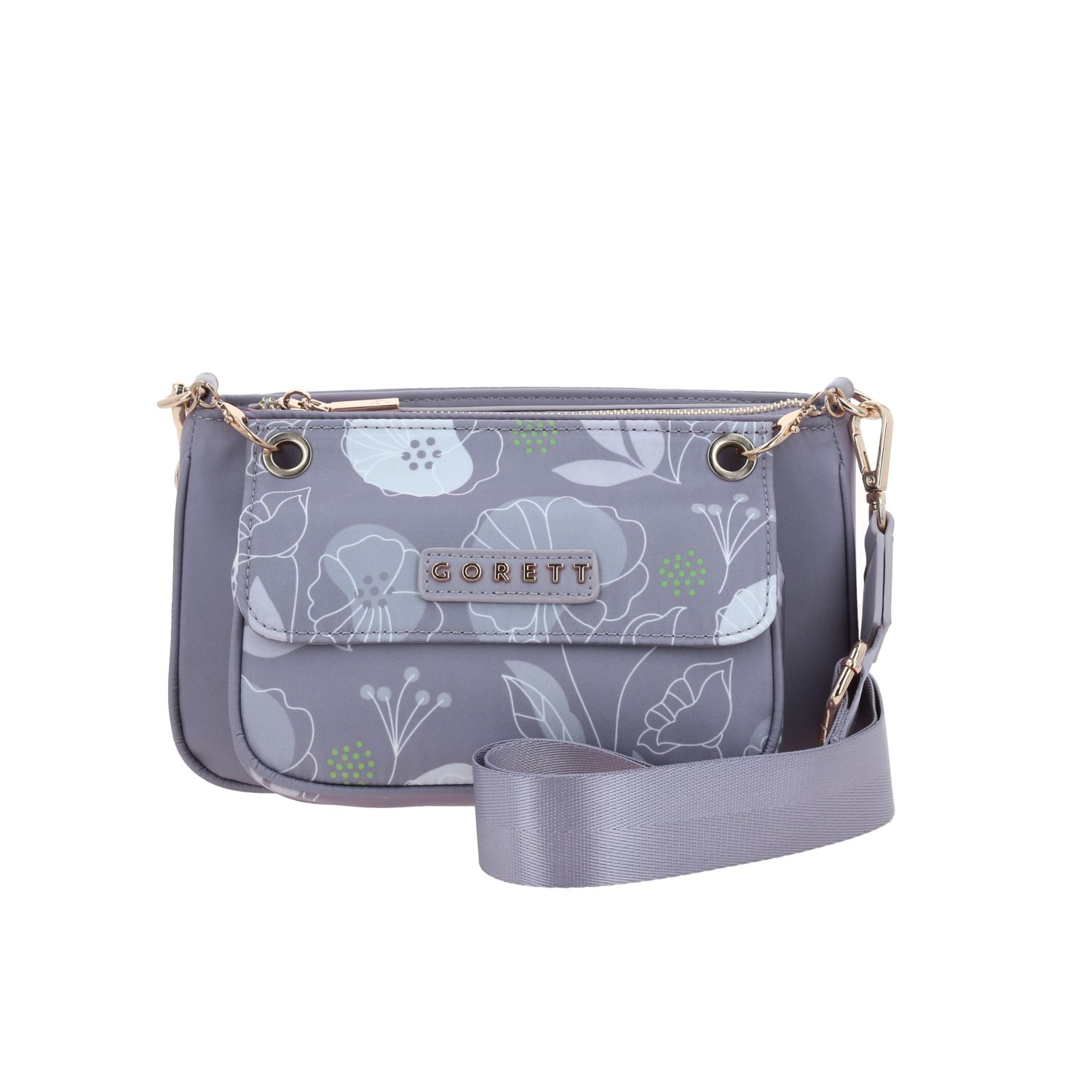 Bolsa de Lado para Dama Gorétt by Chenson Violeta con Asas Ajustables