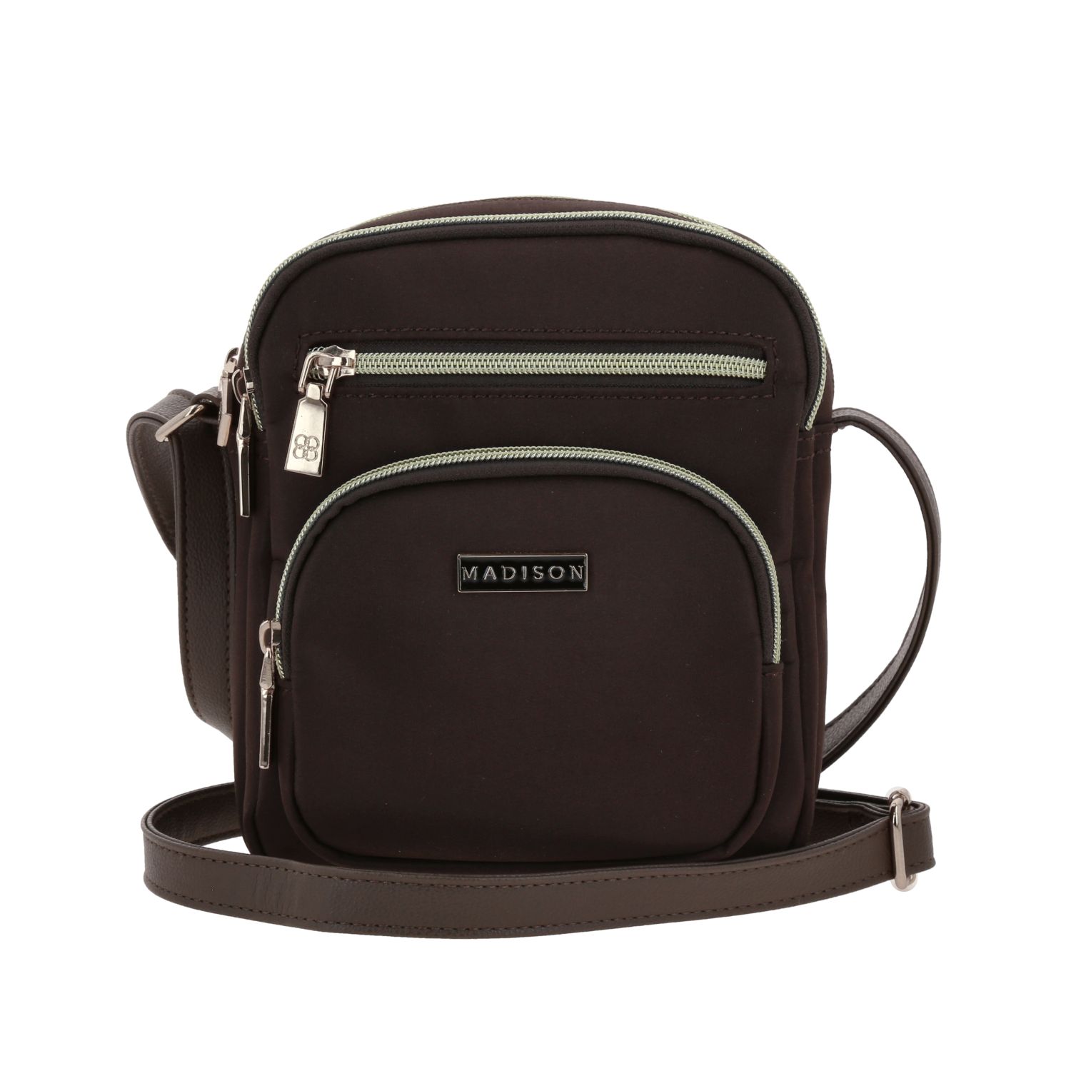 Bolsa de Lado para Dama Madison by Chenson Café Satinado – Elegancia y Versatilidad