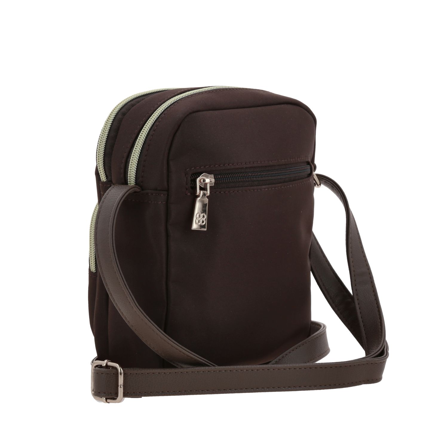 Bolsa de Lado para Dama Madison by Chenson Café Satinado – Elegancia y Versatilidad 3