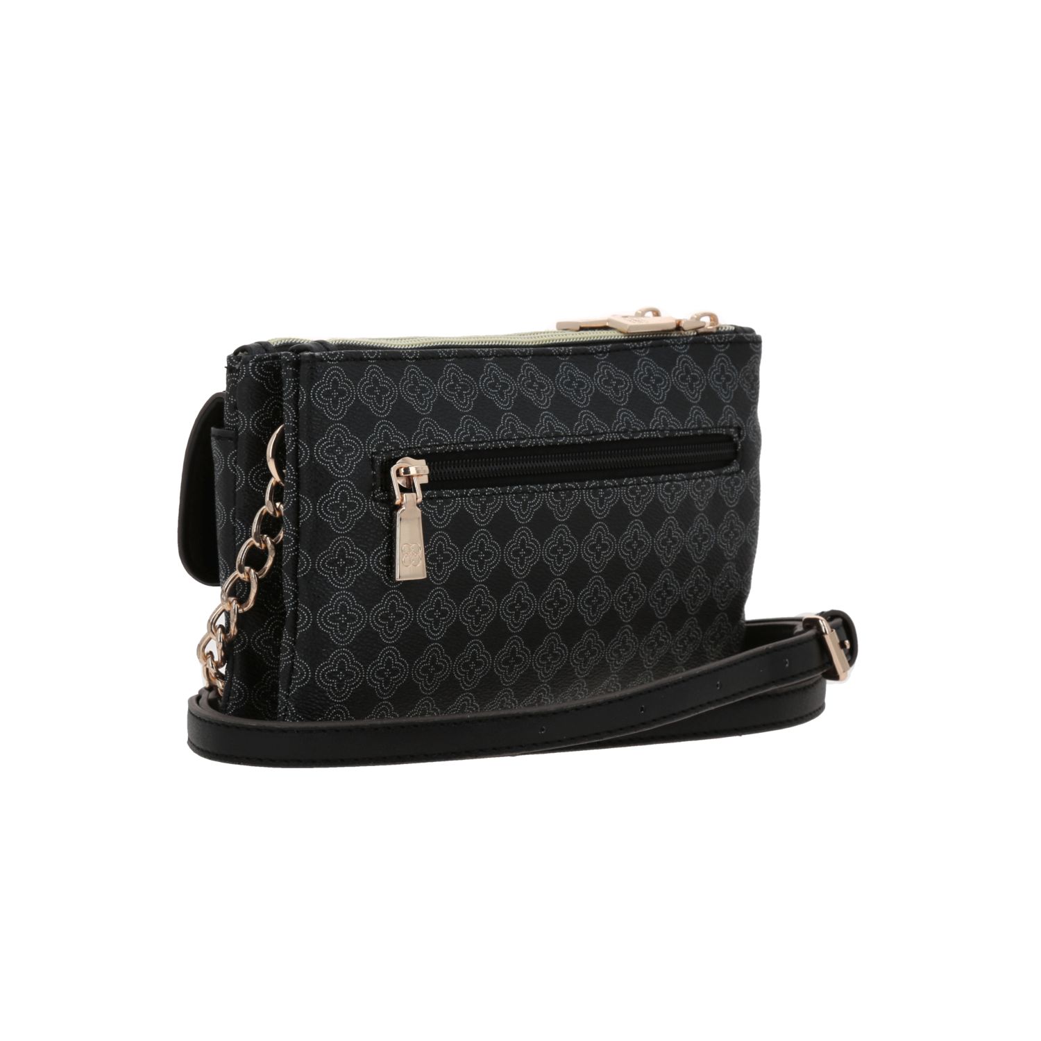 Bolsa de Lado para Dama Madison by Chenson en Negro con Doble Compartimento 3