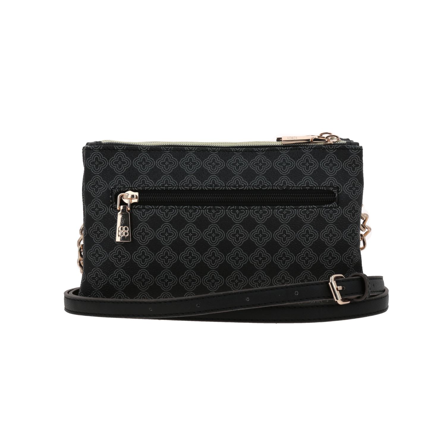 Bolsa de Lado para Dama Madison by Chenson en Negro con Doble Compartimento 4