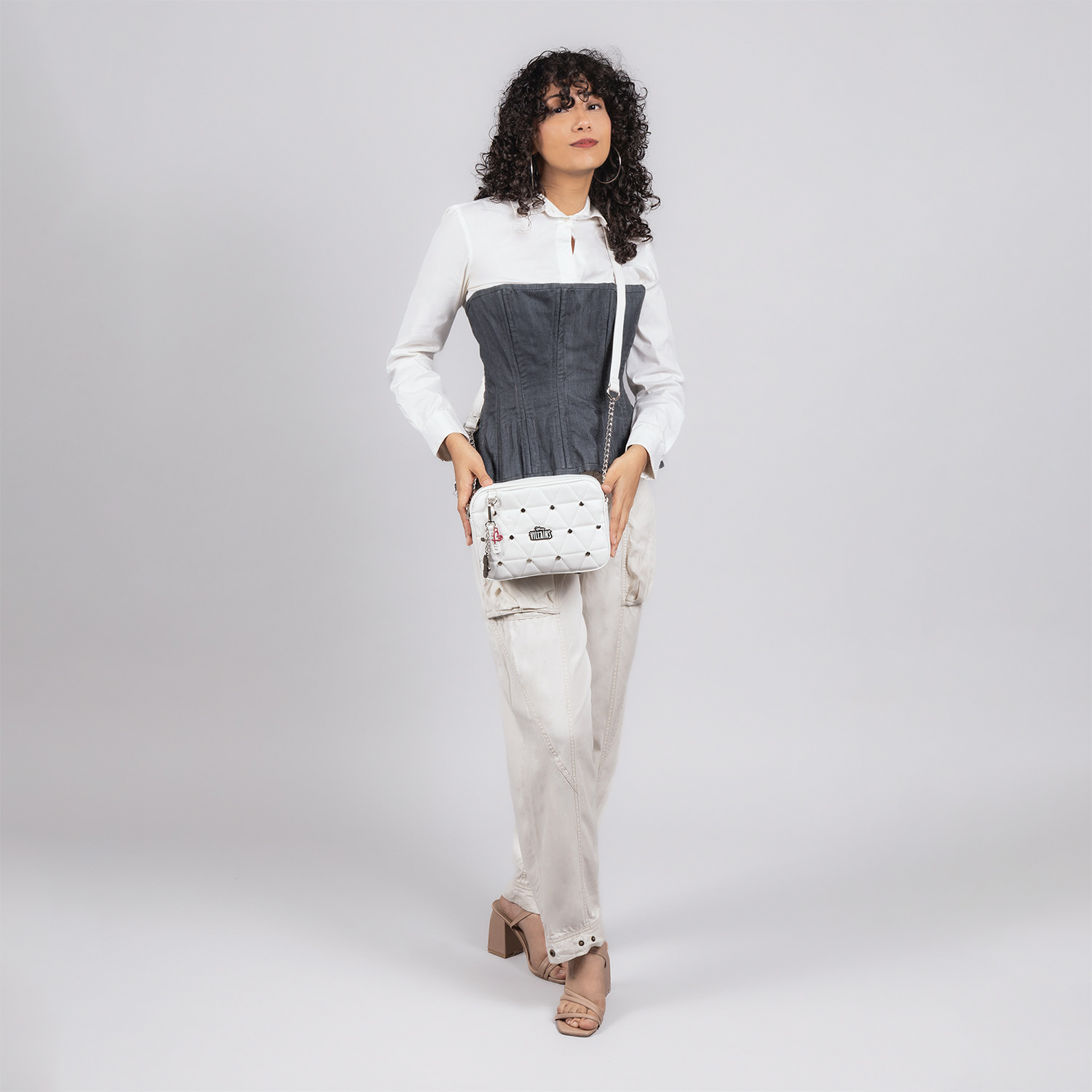 Bolsa de Lado para Mujer Villanas by Chenson en Color Blanco – Estilo Juvenil - vista 2