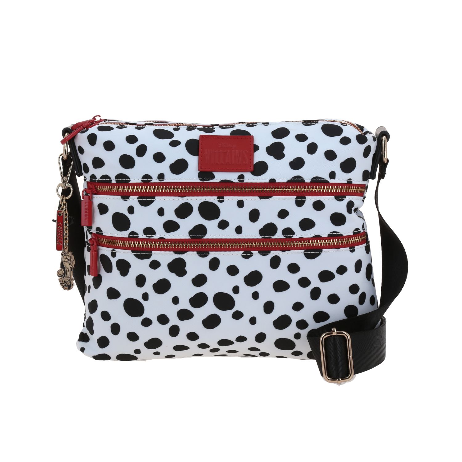 Bolsa de Lado Villanas by Chenson Blanca con Doble Compartimento y Asas Ajustables