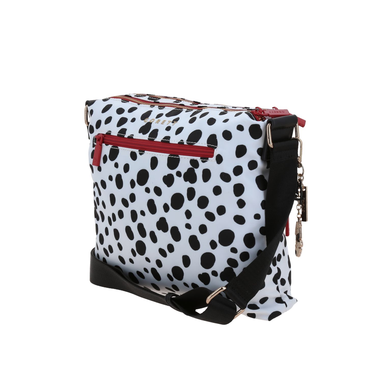 Bolsa de Lado Villanas by Chenson Blanca con Doble Compartimento y Asas Ajustables 5