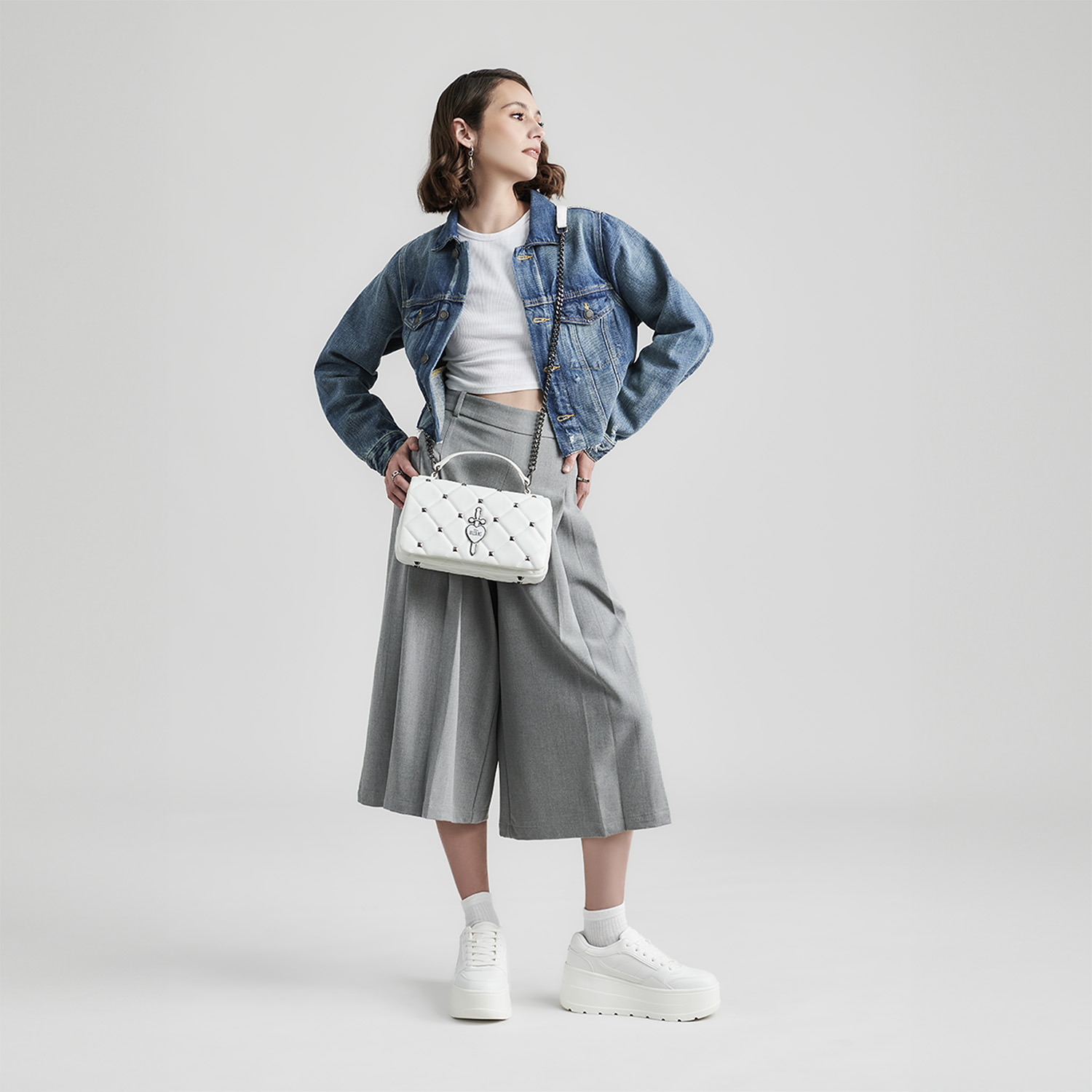 Bolsa de Lado Villanas by Chenson Blanca para Mujer Juvenil – Estilo y Comodidad - vista 2