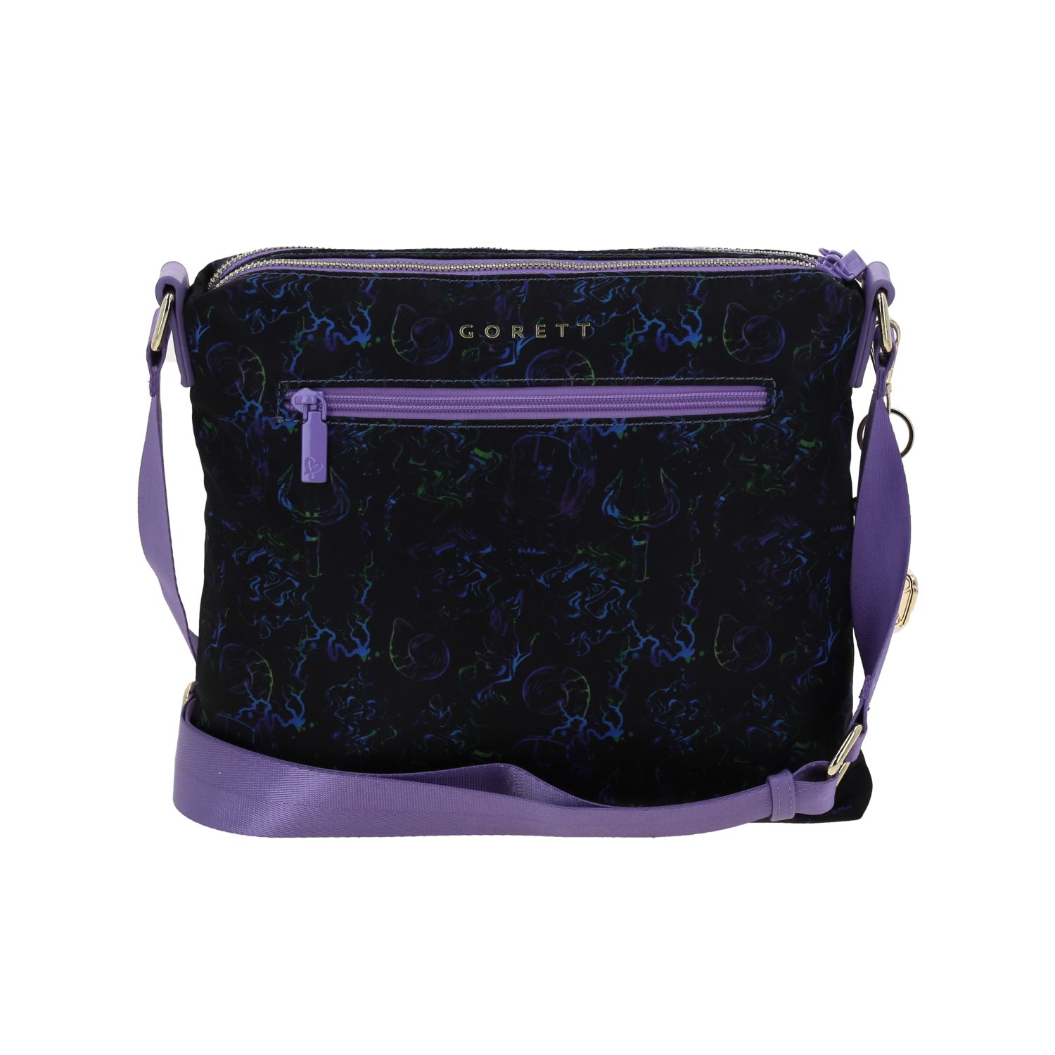 Bolsa de Lado Villanas by Chenson Negra con Doble Compartimento para Dama 4